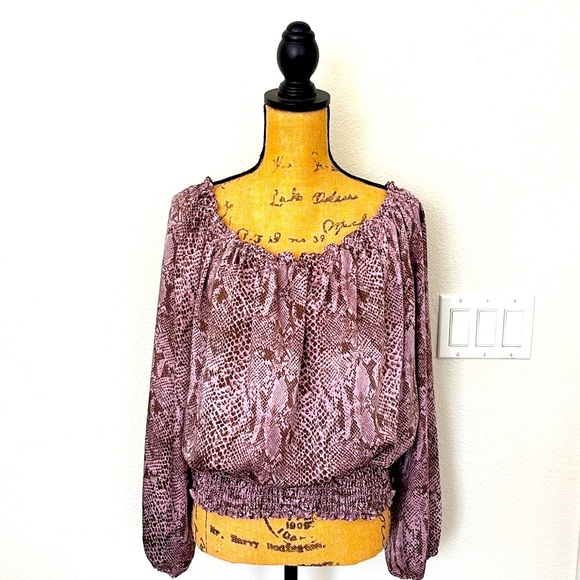 Michael Kors snakeskin print blouse - Picture 2 of 8